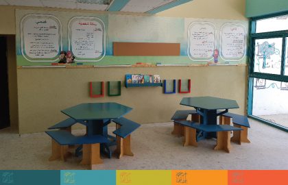 בית ספר אלזהרא קאסם- מרחב בין כיתתי